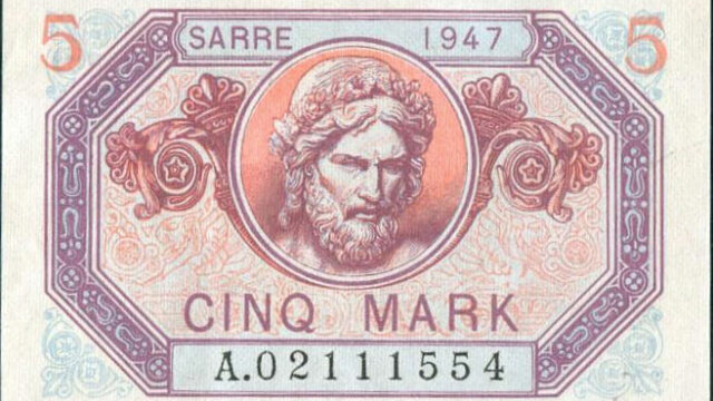 5 Mark Sarre type 1947