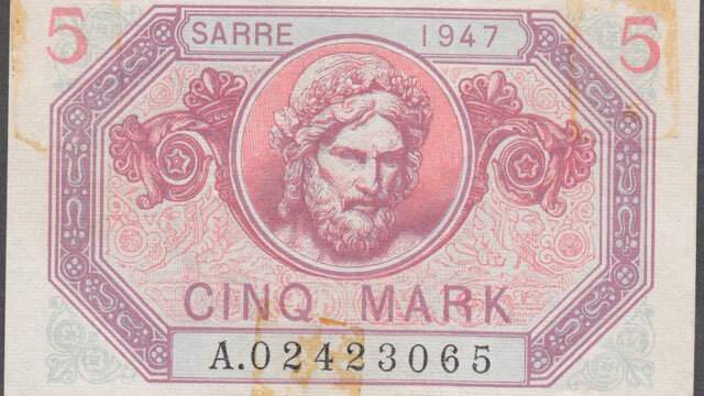 5 Mark Sarre type 1947