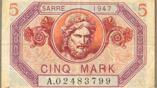 5 Mark Sarre type 1947