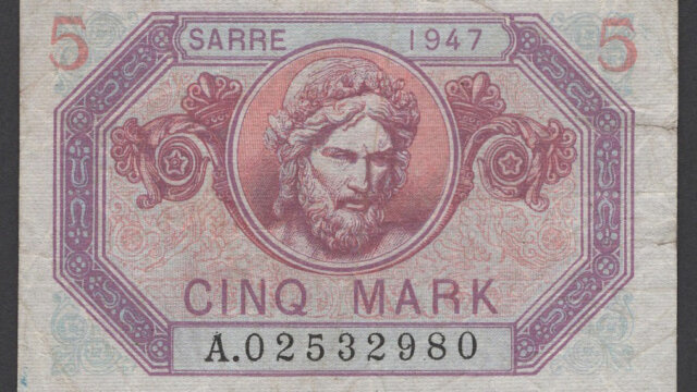 5 Mark Sarre type 1947