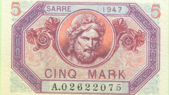 5 Mark Sarre type 1947