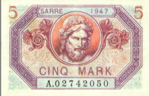 5 Mark Sarre type 1947