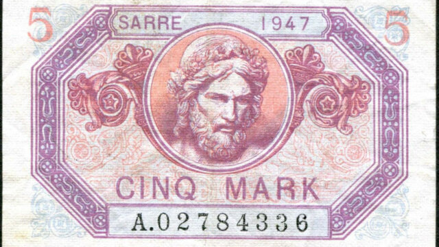 5 Mark Sarre type 1947