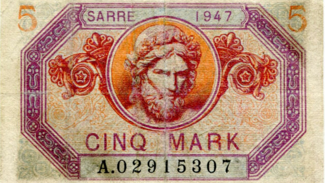 5 Mark Sarre type 1947