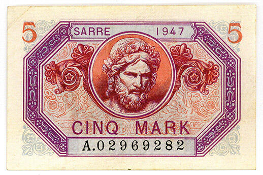 5 Mark Sarre type 1947