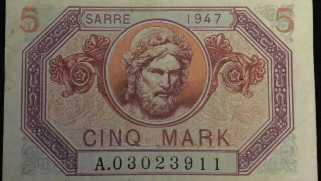 5 Mark Sarre type 1947