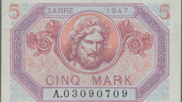 5 Mark Sarre type 1947