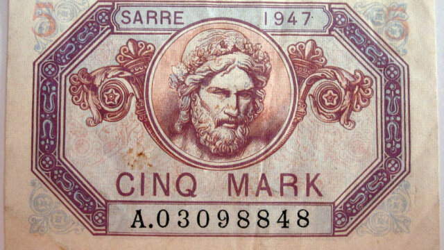 5 Mark Sarre type 1947