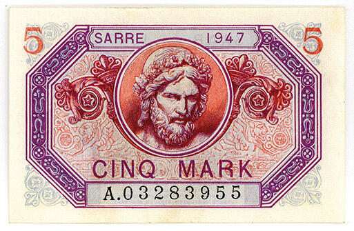 5 Mark Sarre type 1947