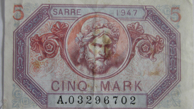 5 Mark Sarre type 1947