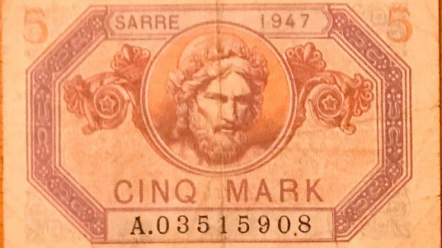 5 Mark Sarre type 1947