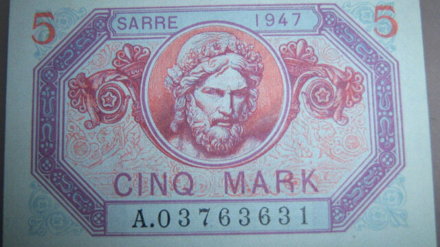 5 Mark Sarre type 1947