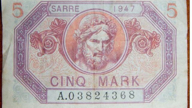 5 Mark Sarre type 1947