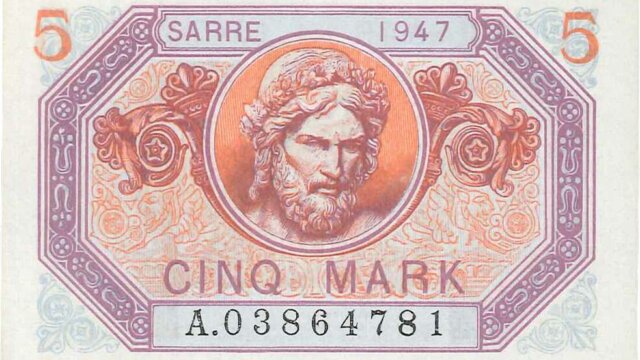 5 Mark Sarre type 1947