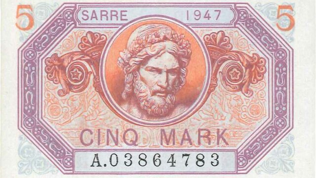 5 Mark Sarre type 1947