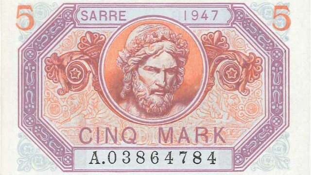 5 Mark Sarre type 1947