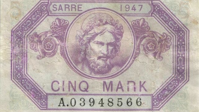 5 Mark Sarre type 1947