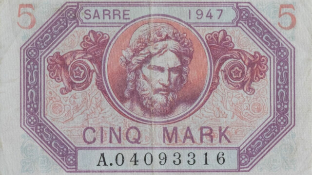 5 Mark Sarre type 1947