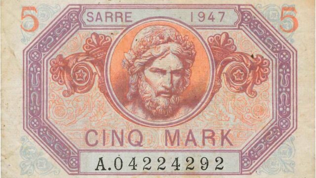 5 Mark Sarre type 1947