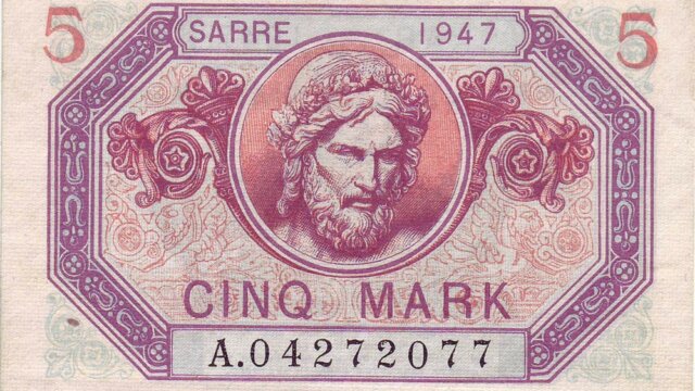 5 Mark Sarre type 1947