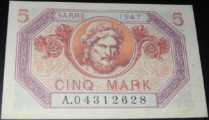 5 Mark Sarre type 1947