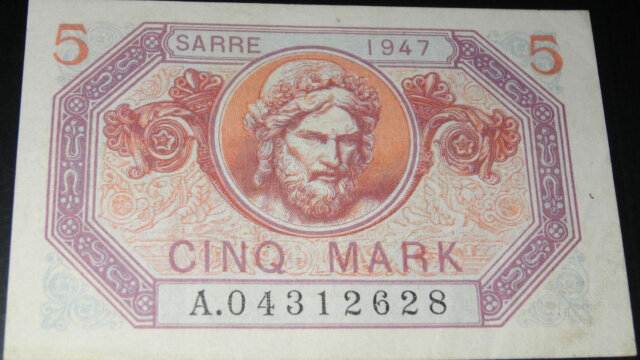 5 Mark Sarre type 1947