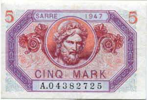 5 Mark Sarre type 1947