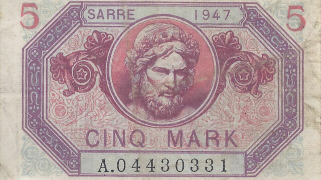 5 Mark Sarre type 1947