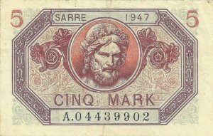 5 Mark Sarre type 1947