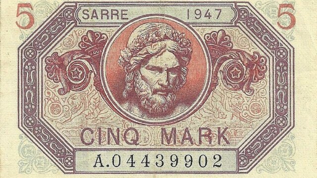 5 Mark Sarre type 1947