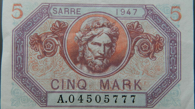 5 Mark Sarre type 1947