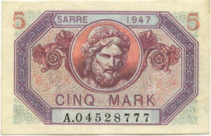 5 Mark Sarre type 1947