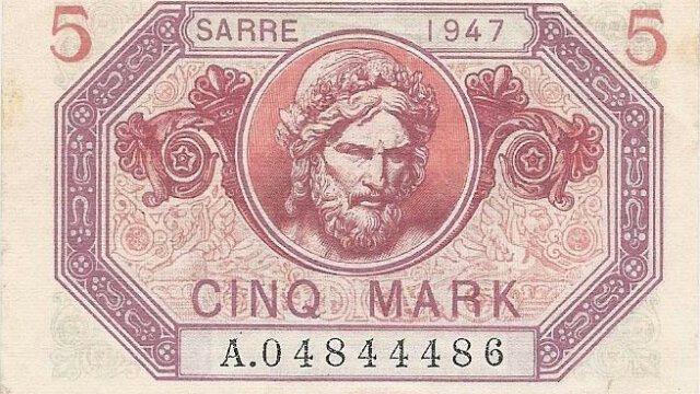 5 Mark Sarre type 1947