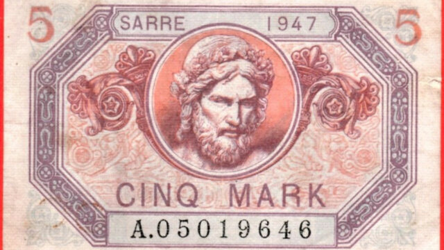 5 Mark Sarre type 1947