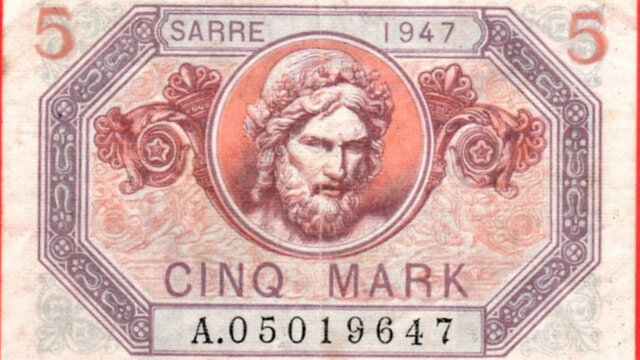 5 Mark Sarre type 1947