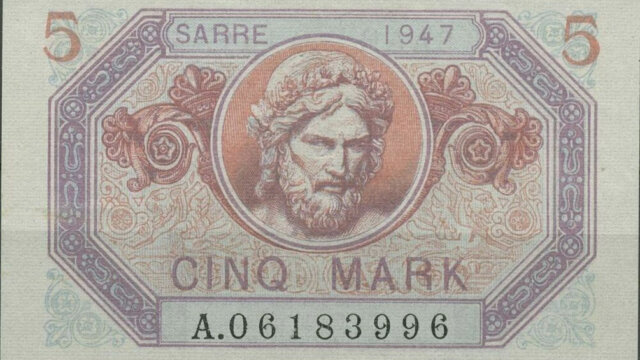 5 Mark Sarre type 1947