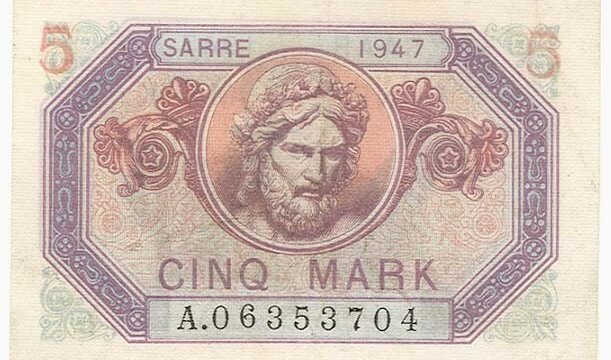 5 Mark Sarre type 1947