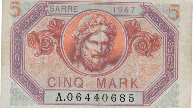 5 Mark Sarre type 1947