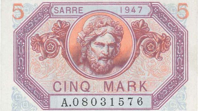 5 Mark Sarre type 1947