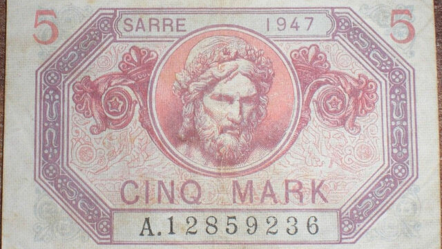 5 Mark Sarre type 1947