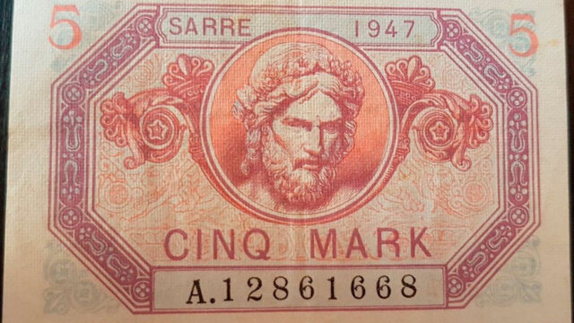 5 Mark Sarre type 1947