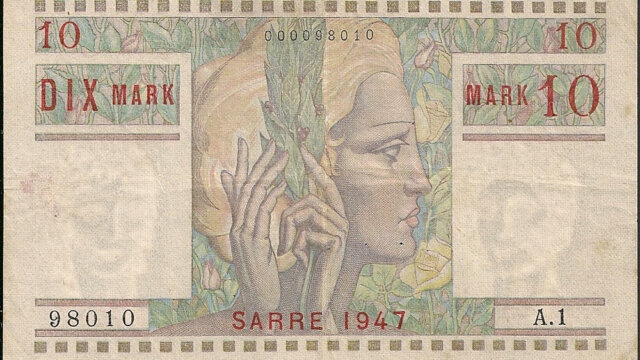 10 Mark Sarre type 1947