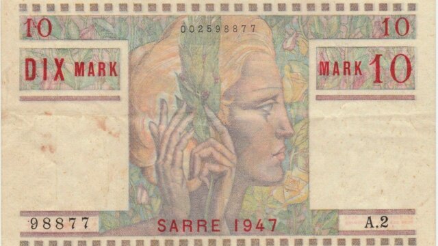 10 Mark Sarre type 1947