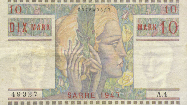 10 Mark Sarre type 1947