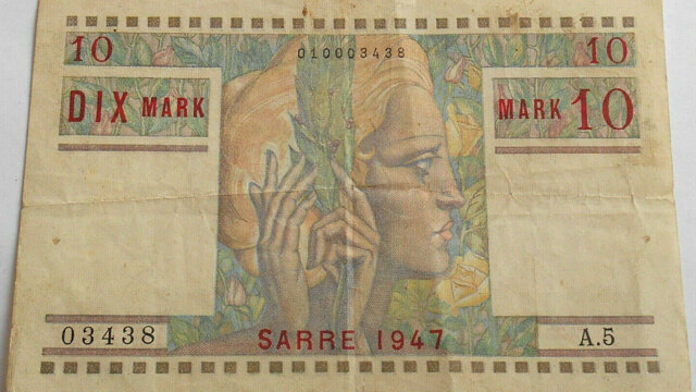 10 Mark Sarre type 1947