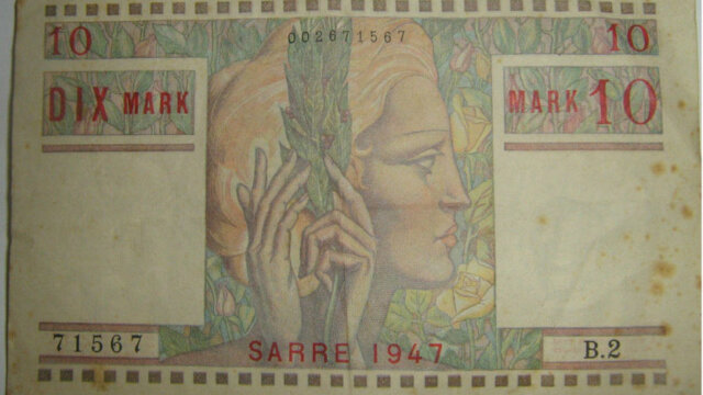 10 Mark Sarre type 1947