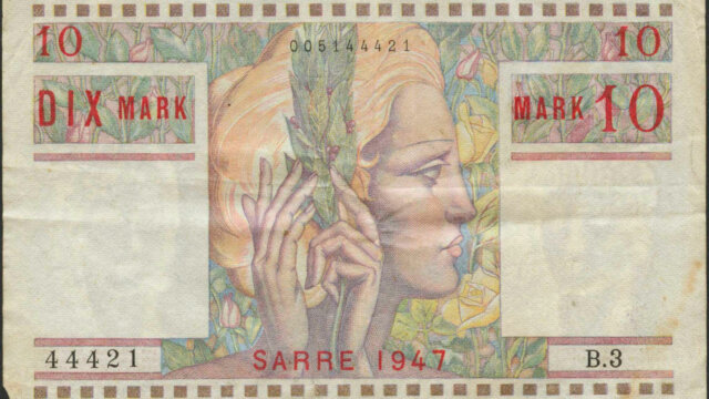 10 Mark Sarre type 1947