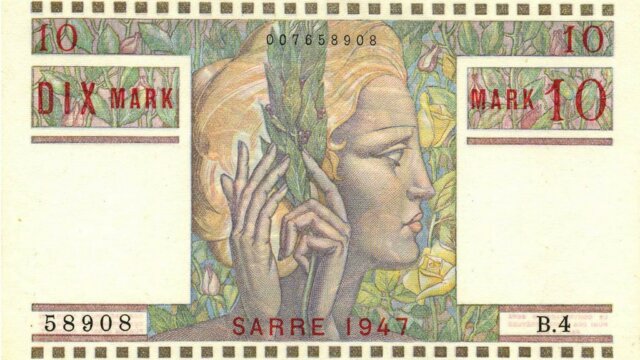 10 Mark Sarre type 1947