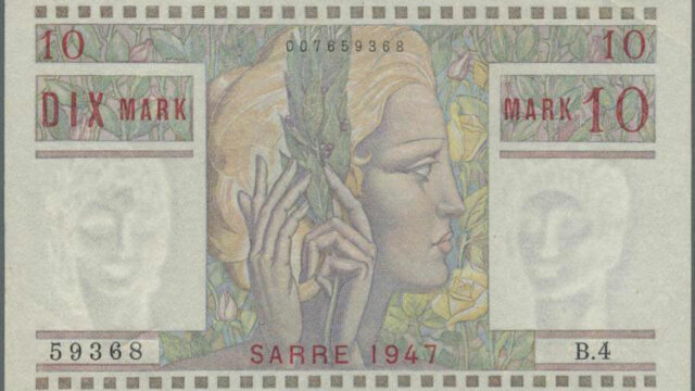 10 Mark Sarre type 1947