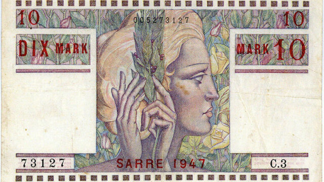 10 Mark Sarre type 1947